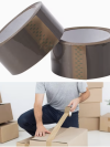 Super Strong Brown Packaging Tape Roll 5cm x 60m x 52um – Heavy Duty Adhesive Carton Sealing Tape for Boxes, Moving, Shipping & Daily Packaging