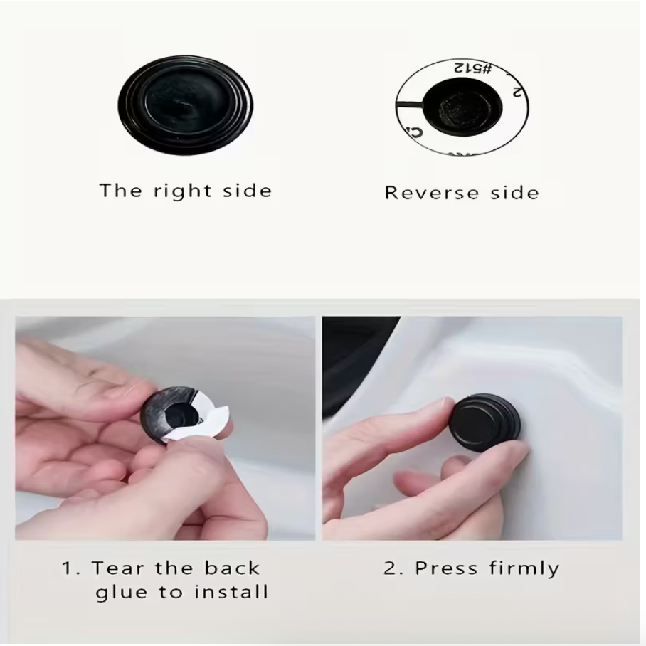 Silicone Car Door Shock Absorber & Buffer Pads Shock Absorption • Noise Reduction • Quieter Vehicle • Universal Fit for Most Car Models - Image 3